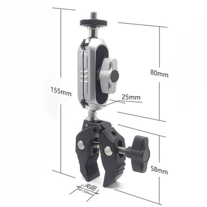 Držač za bicikl za sportsku kameru Techsuit JX-006 za GoPro, Crni