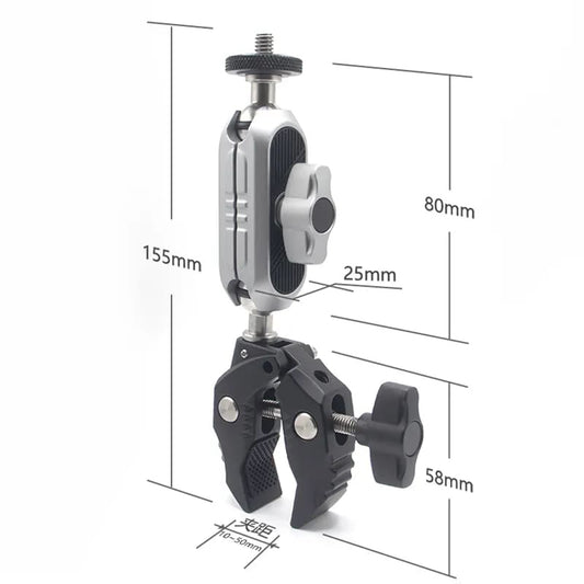 Držač za bicikl za sportsku kameru Techsuit JX-006 za GoPro, Crni