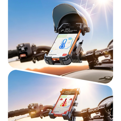 Držač za bicikl motocikl s sjenilom Joyroom JR-ZS528, 4.7inch - 7inch, Crna