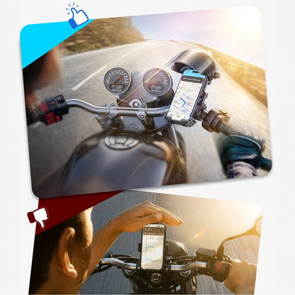Držač za bicikl motocikl s sjenilom Joyroom JR-ZS526, 4.7inch - 7inch, Crna