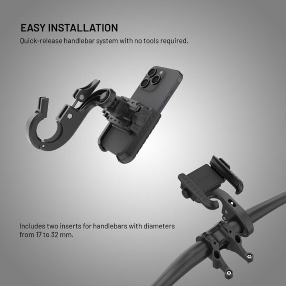 Nosilac za bicikl Fixed Bikee Plus Vista, Univerzalan, Crni