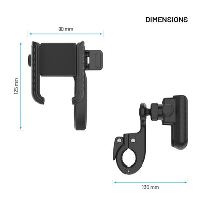 Nosilac za bicikl Fixed Bikee Plus Vista, Univerzalan, Crni