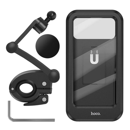 Držač za bicikl motocikl HOCO CA101, 4.5 inča - 7 inča, Crna