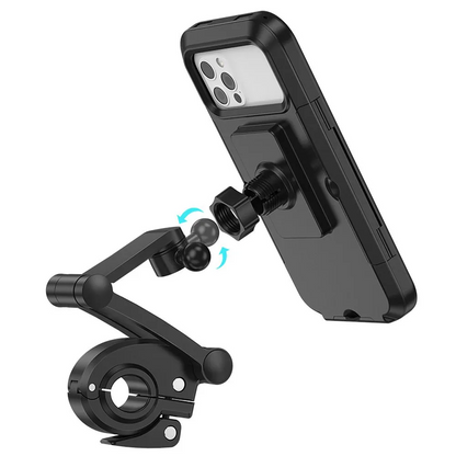 Držač za bicikl motocikl HOCO CA101, 4.5 inča - 7 inča, Crna