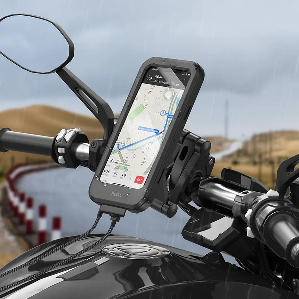 Držač za bicikl motocikl HOCO CA101, 4.5 inča - 7 inča, Crna