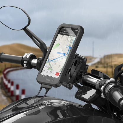 Držač za bicikl motocikl HOCO CA101, 4.5 inča - 7 inča, Crna