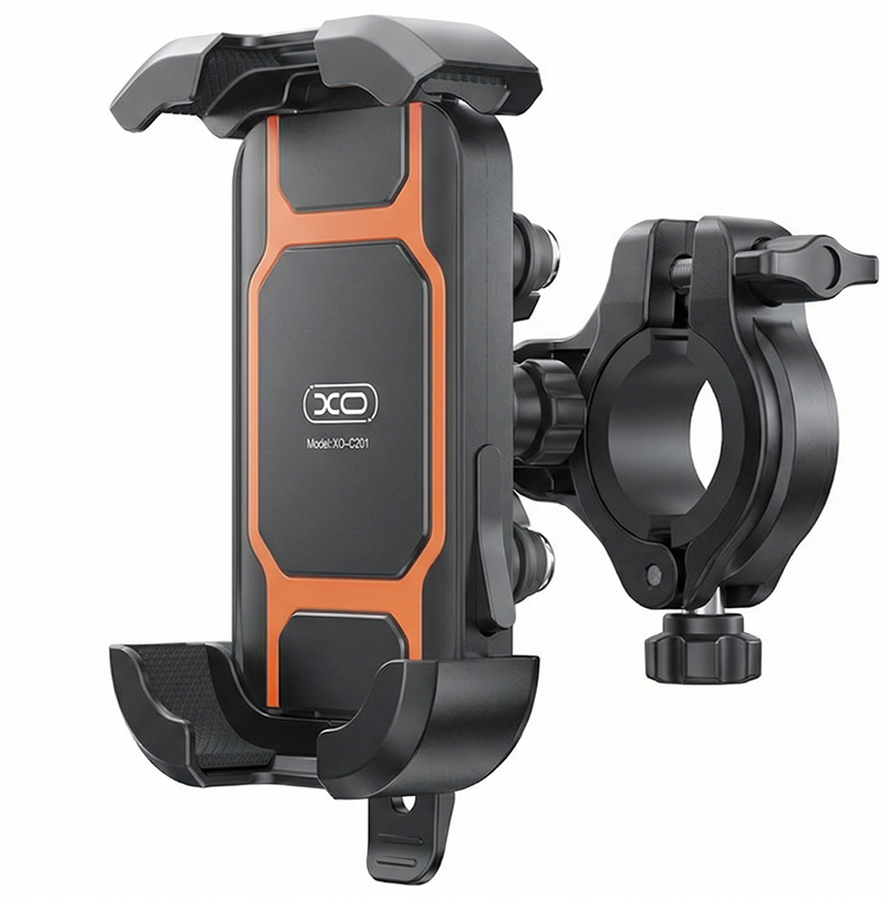 Držač za bicikl motocikl XO Design C201, 4.5inch - 7inch, Crno Narančasto