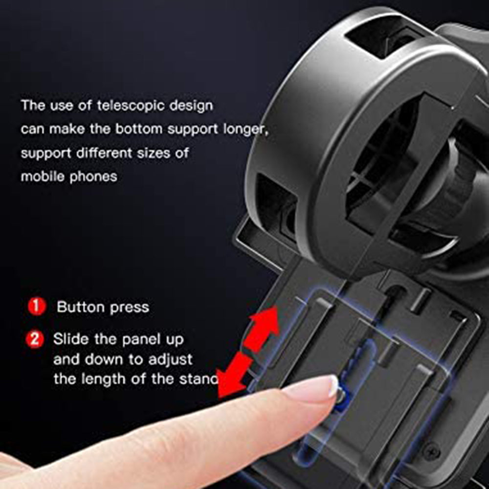Nosiljka za bicikl Yesido C94, 4 inča - 6.5 inča, Crna