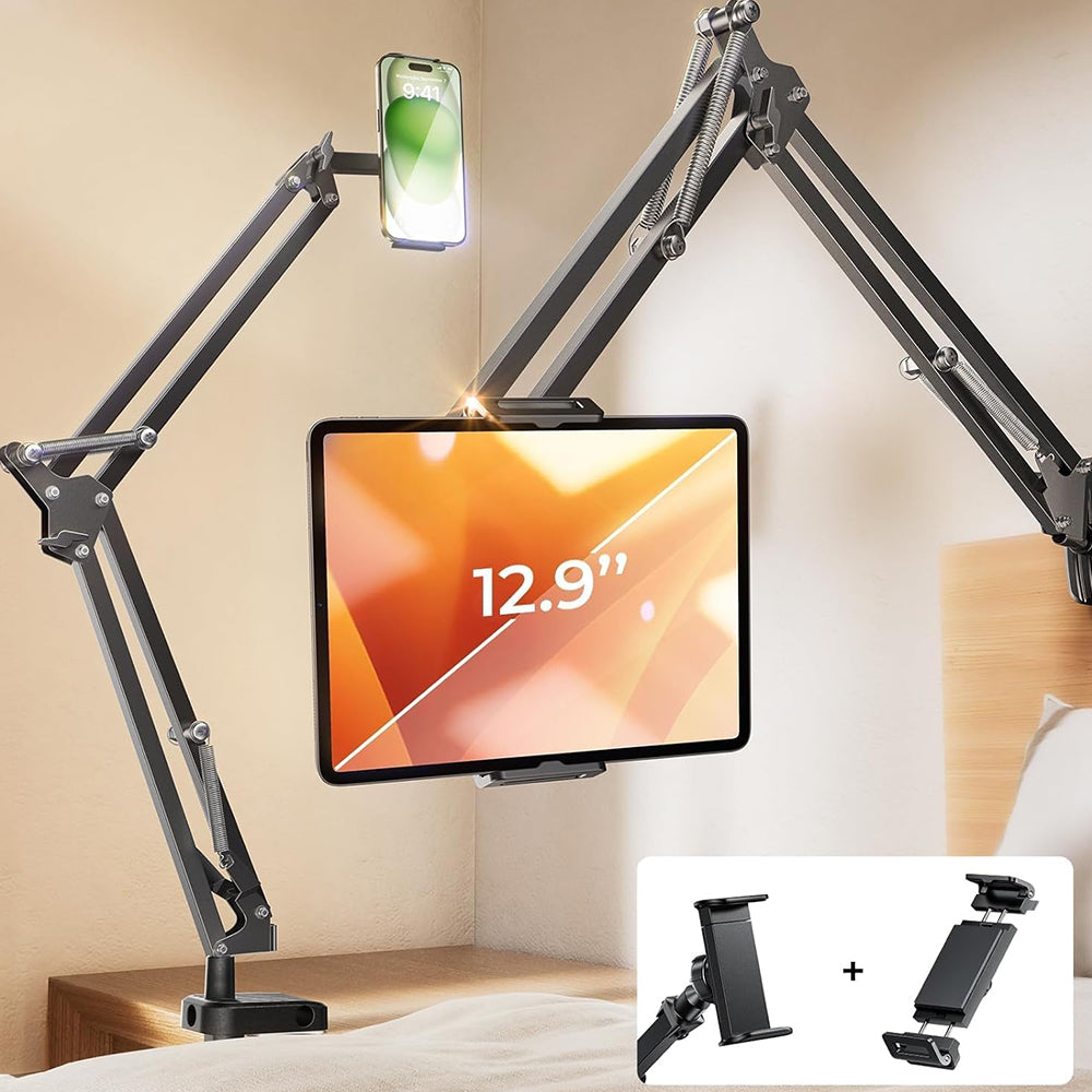 Stalak za stol Lisen za telefon / tablet, 4.7inch - 12.9inch, Crni YL0223060007