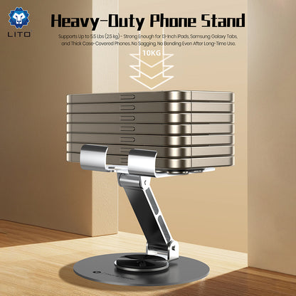 Stalak za stol Lito LT-H01, Univerzalan, Sivi