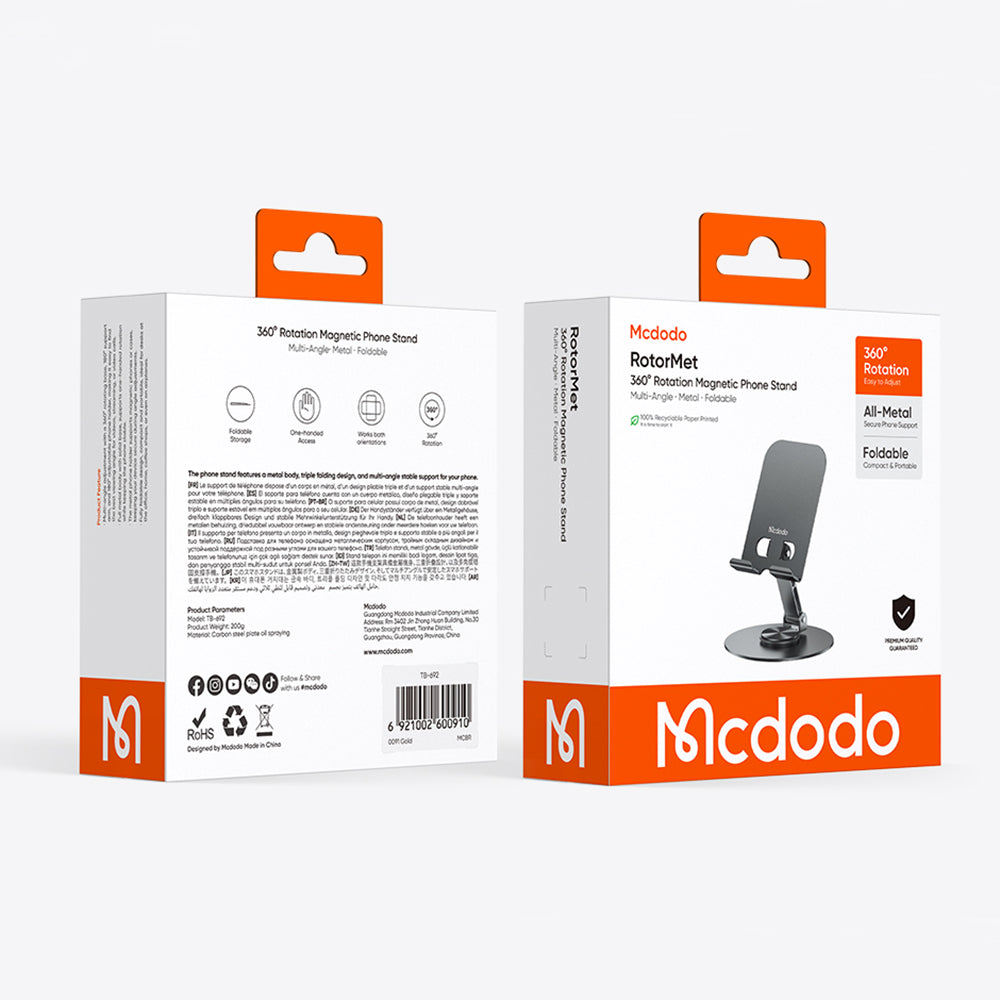 Stalak za stol McDodo TB-6920, Siva