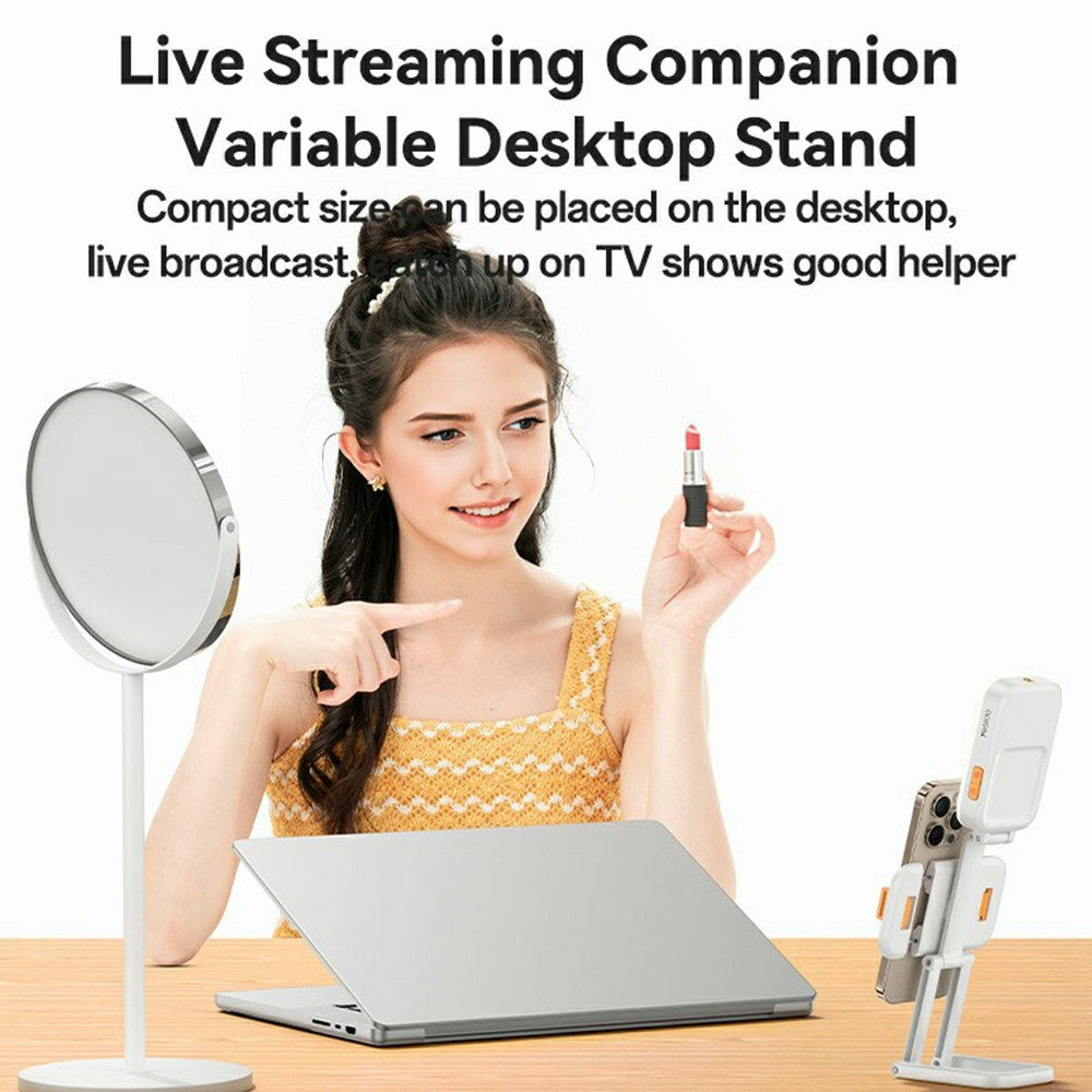 Stalak za stol Selfie svjetlo Yesido DH10, 4.7 inča - 7 inča, Bijela