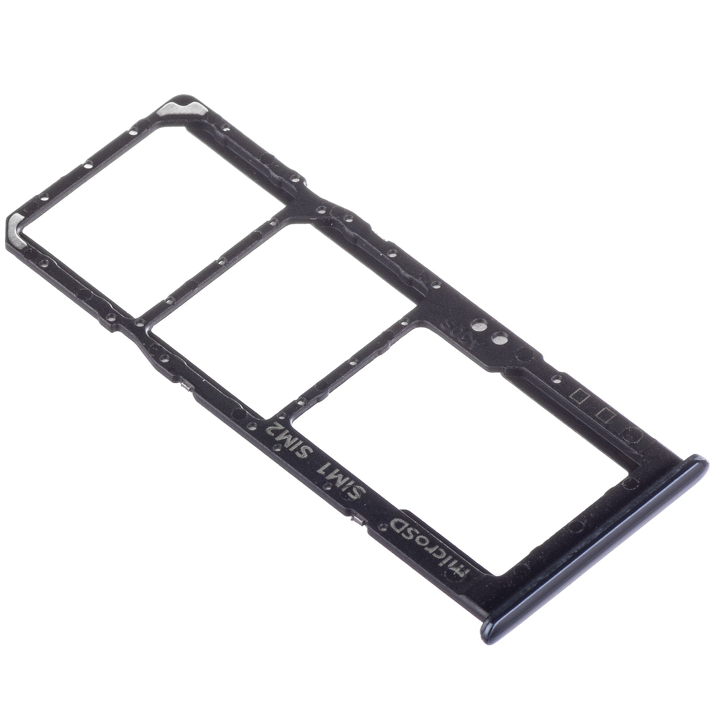 Nosač SIM kartice Samsung Galaxy A30s A307, Dual SIM, Crni