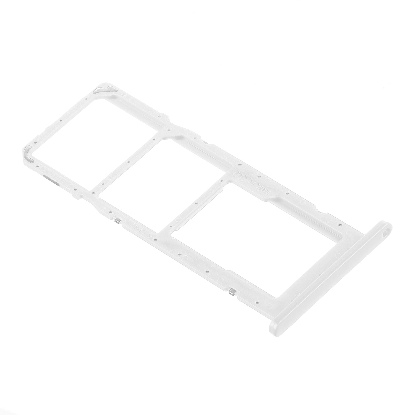 Nosač SIM kartice Samsung Galaxy A02s A025F, Dual SIM, Bijeli