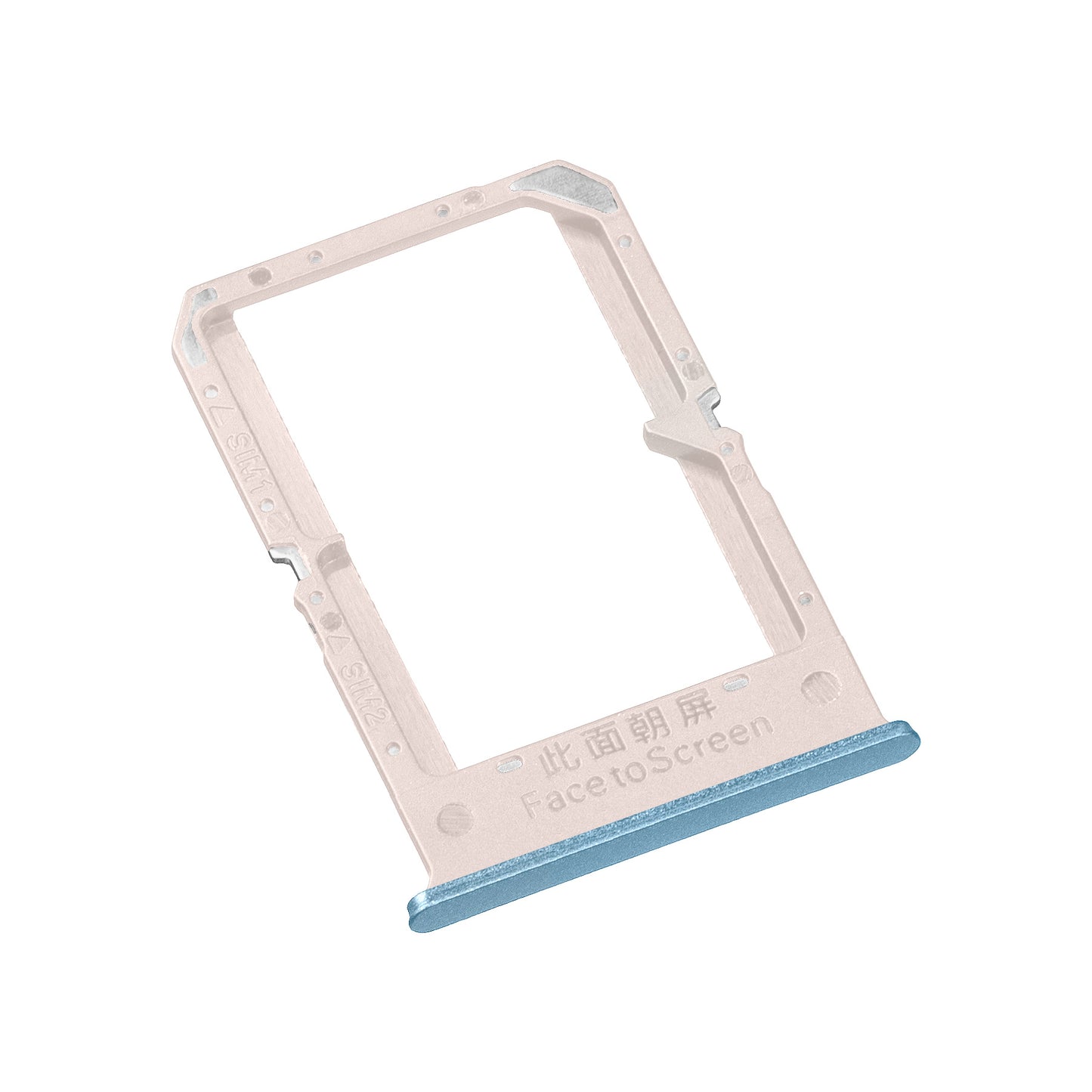 Nosač SIM kartice Oppo A73 5G, plavi