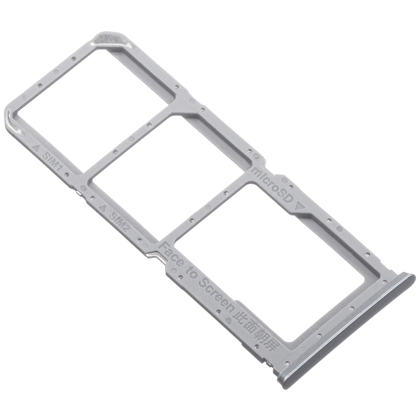 Nosač SIM kartice Oppo A16, Srebrni