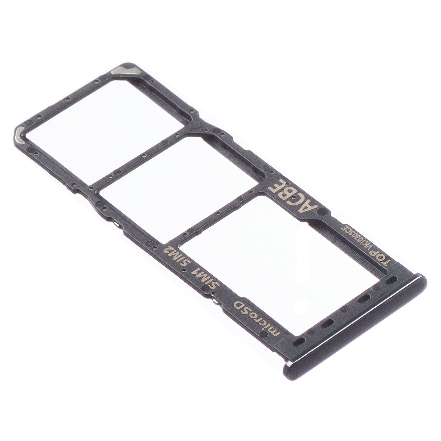 Nosač SIM kartice za Samsung Galaxy A32 A325, crni, servisni paket GH98-46409A
