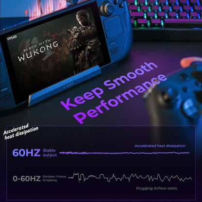 Hub nosač s hladnjakom Lisen S1 za konzolu ROG / Lenovo / Razer / Aya / Logitech / Onexplayer serije, crni YL0423110005