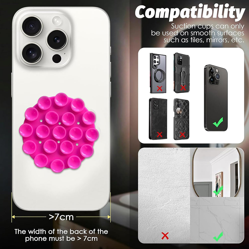 Podloga s vakuumskim držačem Techsuit SP-CUP, Roza