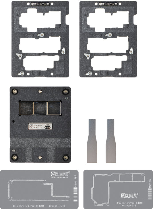 Radna podrška za reballing Amaoe MFix-16 za Apple iPhone 16 seriju