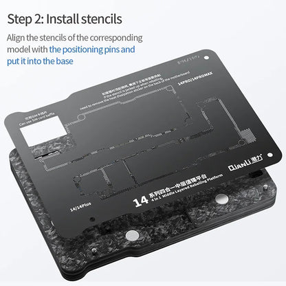Magnetni radni nosač PCB QIANLI za Apple iPhone 15 Series