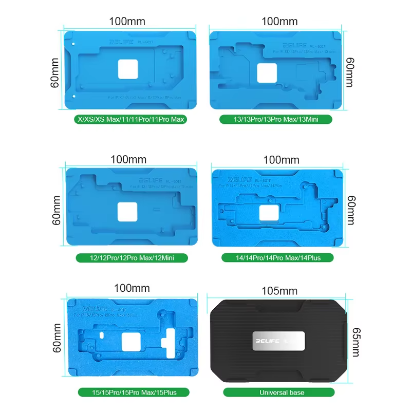 Radna podloga za Reballing Relife RL-601T za Apple iPhone X - 15 serija