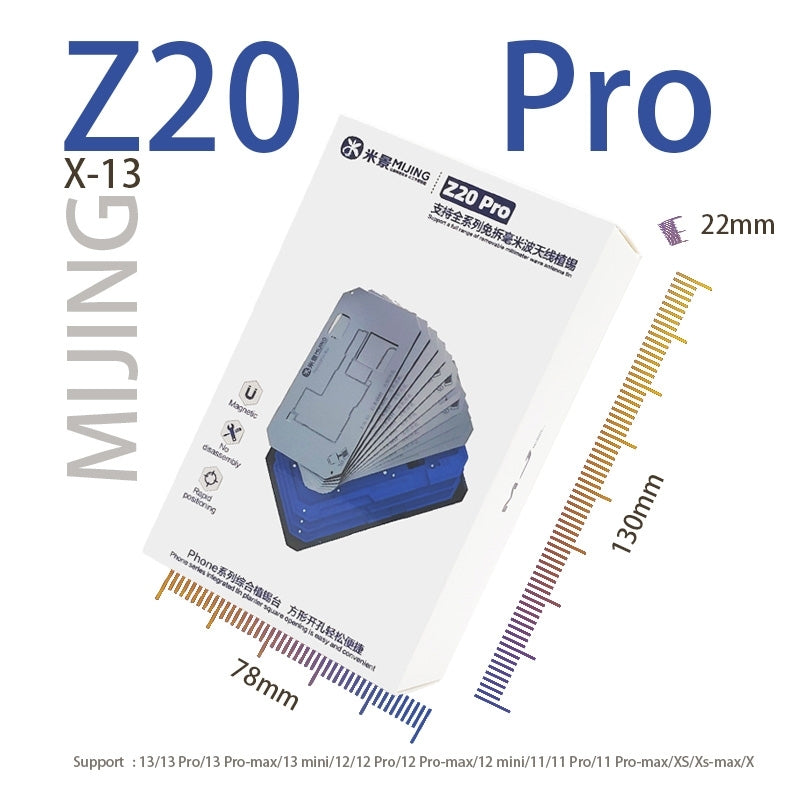Reballing radna podrška Mijing Z20 Pro za Apple iPhone X - 13 Pro Max seriju
