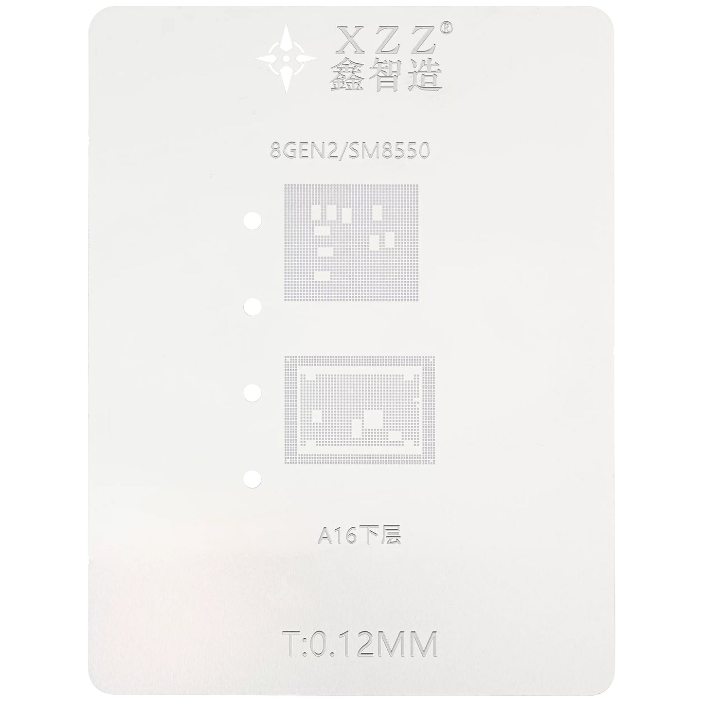 Reballing radna podrška XZZ L23 za CPU Apple A8 - A16