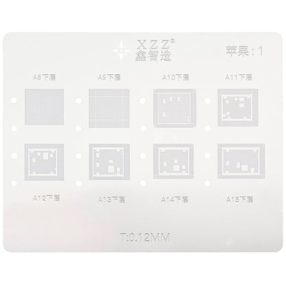Reballing radna podrška XZZ L23 za CPU Apple A8 - A16