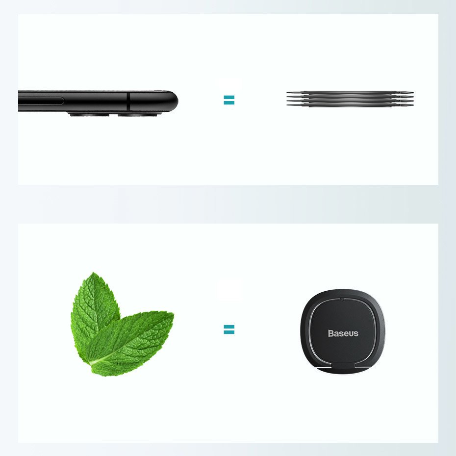 Prstenasta podloga Baseus Invizible, Srebrna SUYB-0S