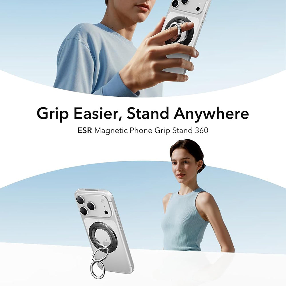 ESR HaloLock prstenasta podloga, univerzalna, crna