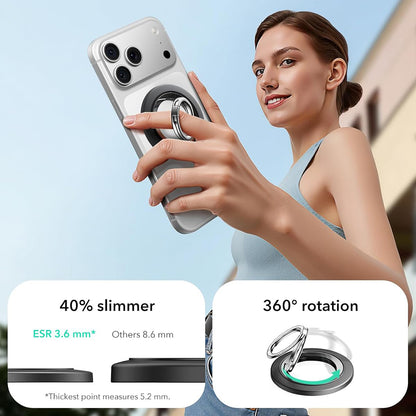 ESR HaloLock prstenasta podloga, univerzalna, crna