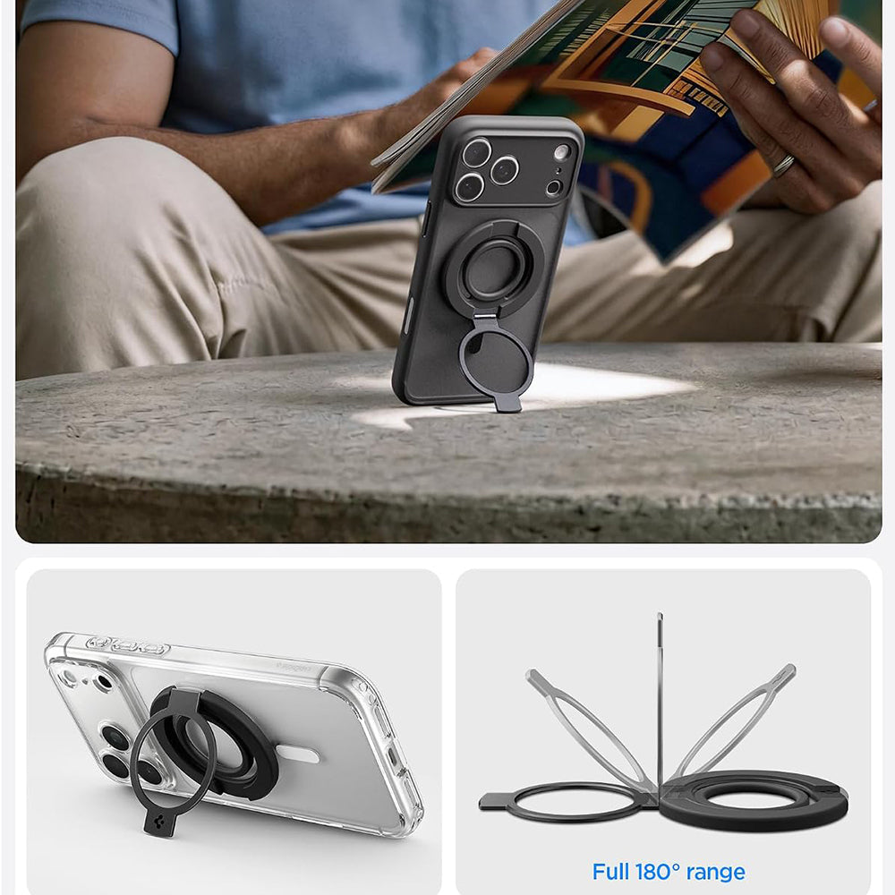 Spigen Dual Pop Mag S Prsten Držač, Univerzalni, Sivi AMP11736