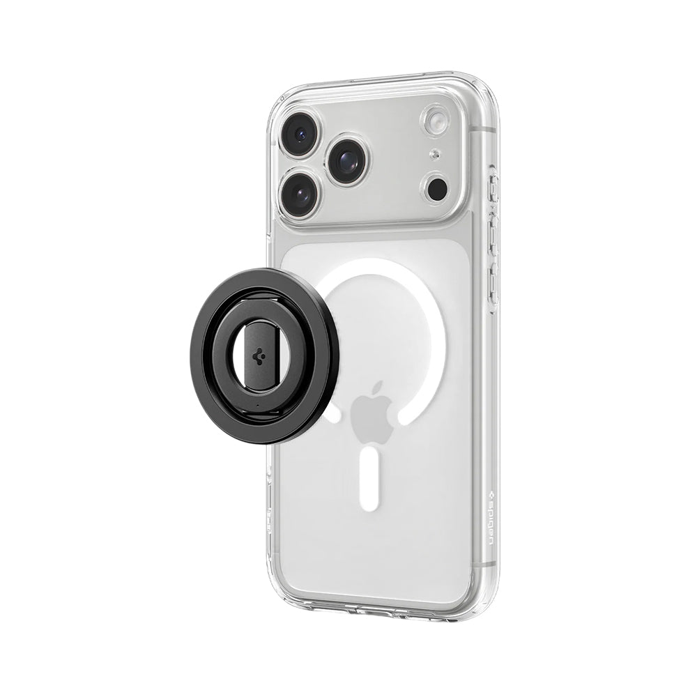 Univerzalni držač prstena Spigen OM108 Mag Fit+, Crni AMP11739