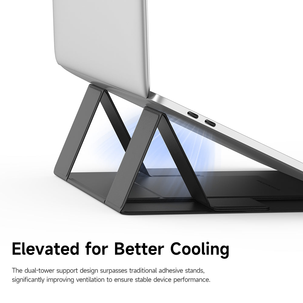 Podloga McDodo FS-8020 Napa za laptop 11inch - 16inch, Crna