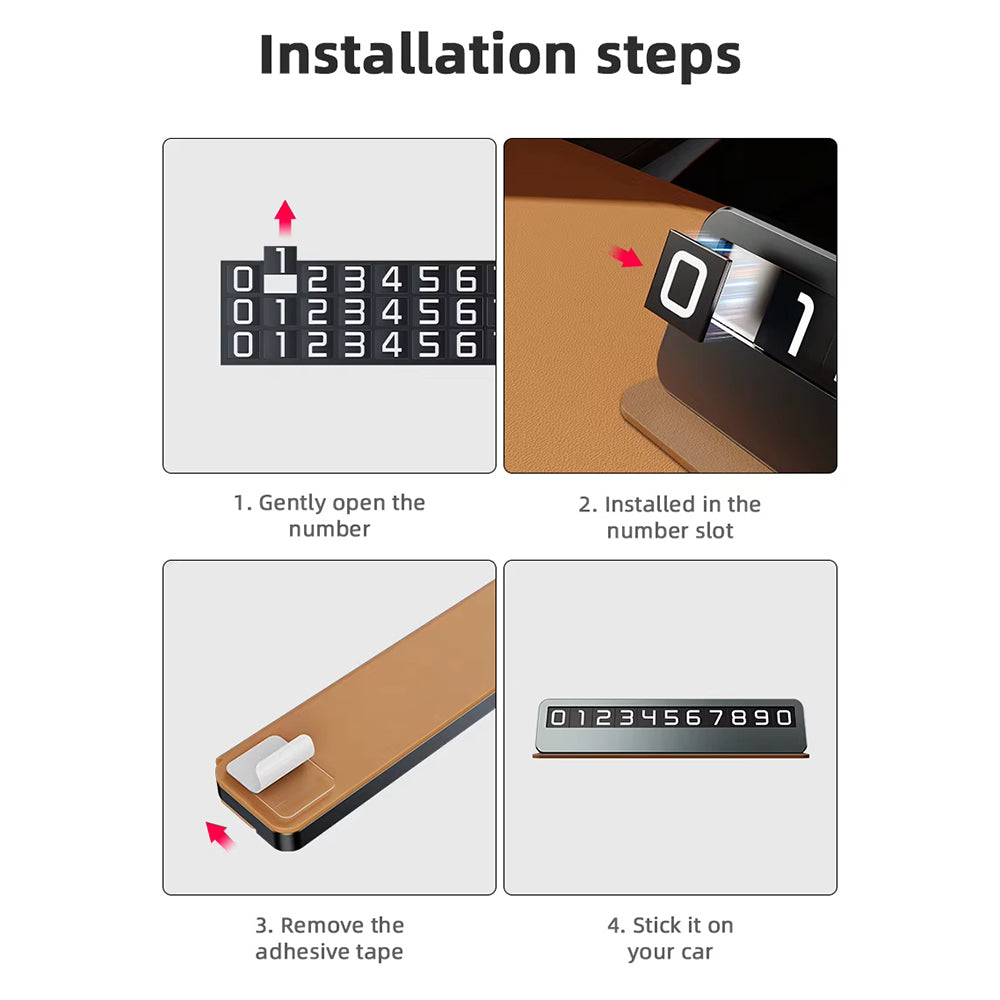 Auto nosač za broj telefona Techsuit DialCraft