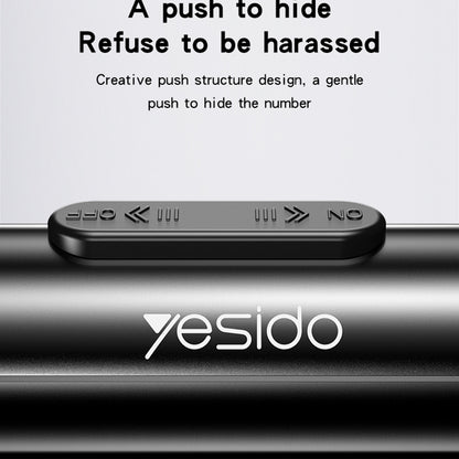 Nosilac za broj telefona za auto Yesido C202, Crni