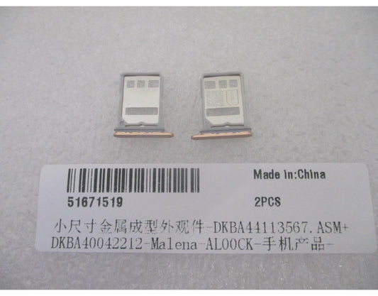 SIM držač Huawei Pura 90s Pro, narančasti (Orange Soda), servisni paket 51671519