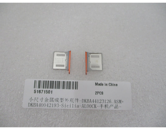 SIM držač za Huawei Pura 90s Pro Max, narančasti (Orange Ocean), servisni paket 51671501