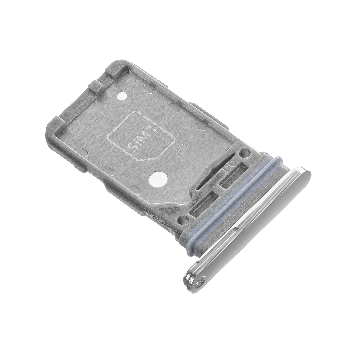Nosač SIM-a Samsung Galaxy S21 5G G991 / S21+ 5G G996, Dual SIM, Srebrni