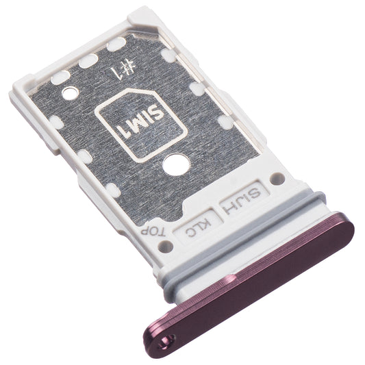 SIM držač Samsung Galaxy S22 Ultra 5G S908, Single SIM, Ljubičasta (Burgundy)