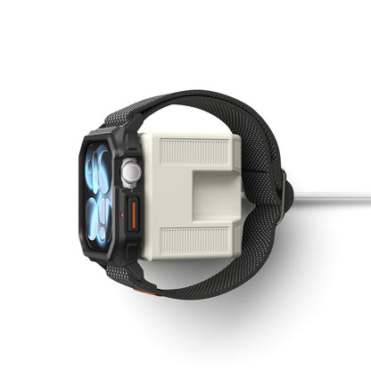 Spigen Classic LS stalak za bežični punjač Apple Watch Series, krem AMP11668