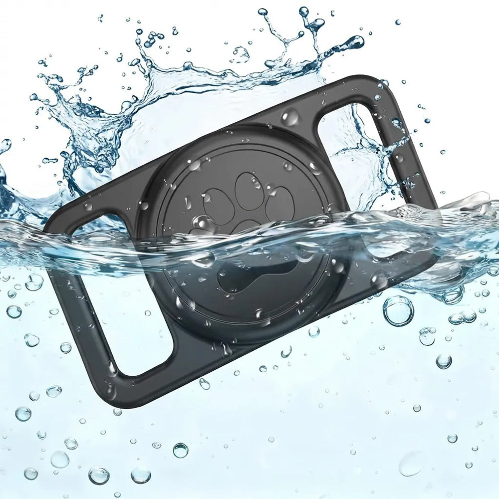Nosiljka Techsuit BuddyGuard DG1 za Apple AirTag na ogrlici kućnog ljubimca, Crna