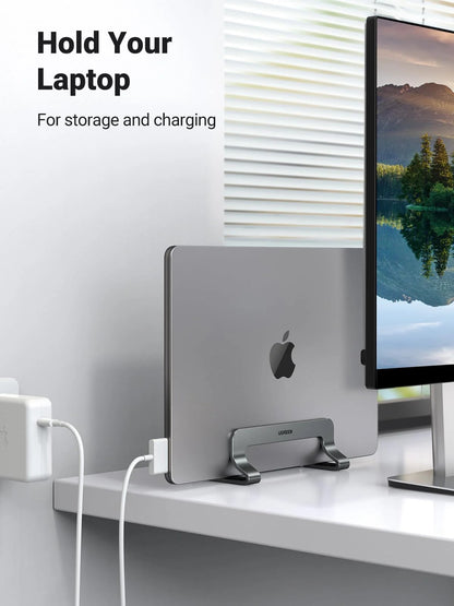 Vertikalni nosač UGREEN LP258 za laptop debljine 12mm - 26mm, Srebrni