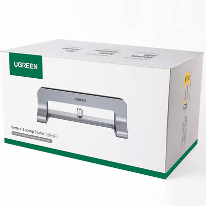 Vertikalni stalak UGREEN LP258 (29277) za prijenosno računalo debljine 12mm - 26mm, Srebrni