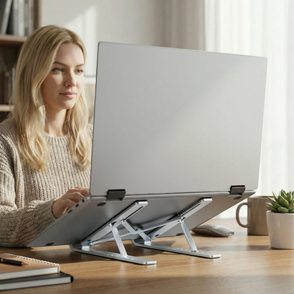 Stalak WZK WDCX-X8S za laptop 10 inča - 16 inča, srebrni