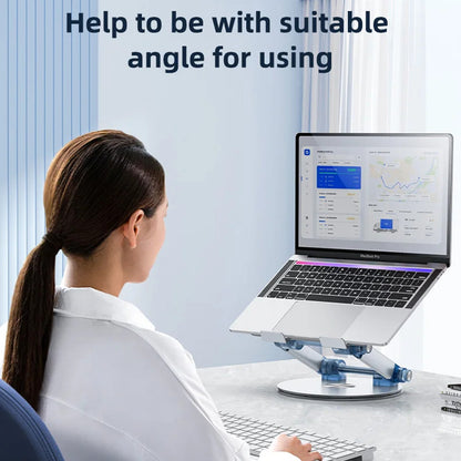 Stalak Yesido LP06 za laptop 10 inča - 17,3 inča, Srebrni