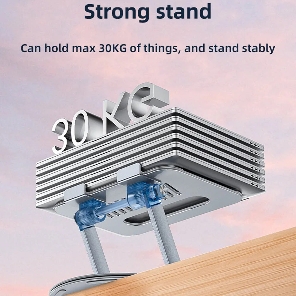 Stalak Yesido LP06 za laptop 10 inča - 17,3 inča, Srebrni