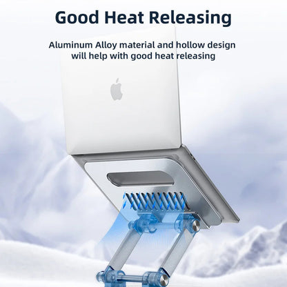 Stalak Yesido LP06 za laptop 10 inča - 17,3 inča, Srebrni