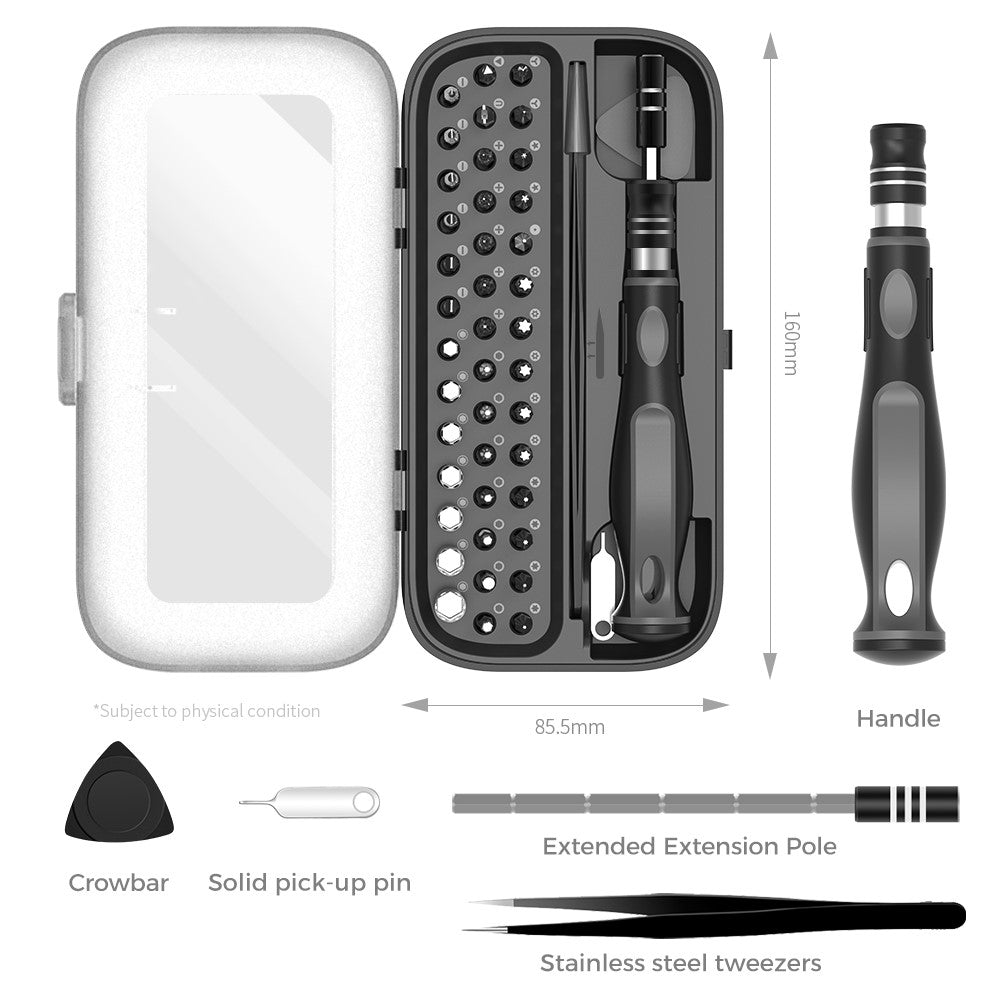 Odvijač King'sdun KS-840117, 51in1, Siva